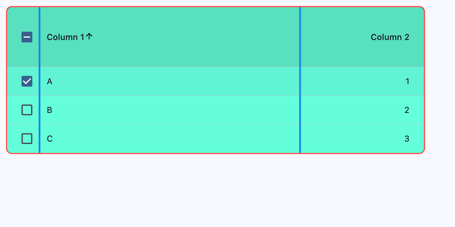 DataTable | Flet中文文档